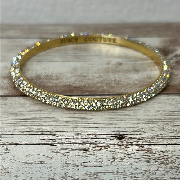 Juicy Couture Gold and Silver Crystal Embellished Bracelets - Picture 1 of 8